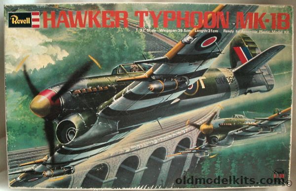 Revell 1/32 Hawker Typhoon Mk-1B - Japan Issue, H266 plastic model kit